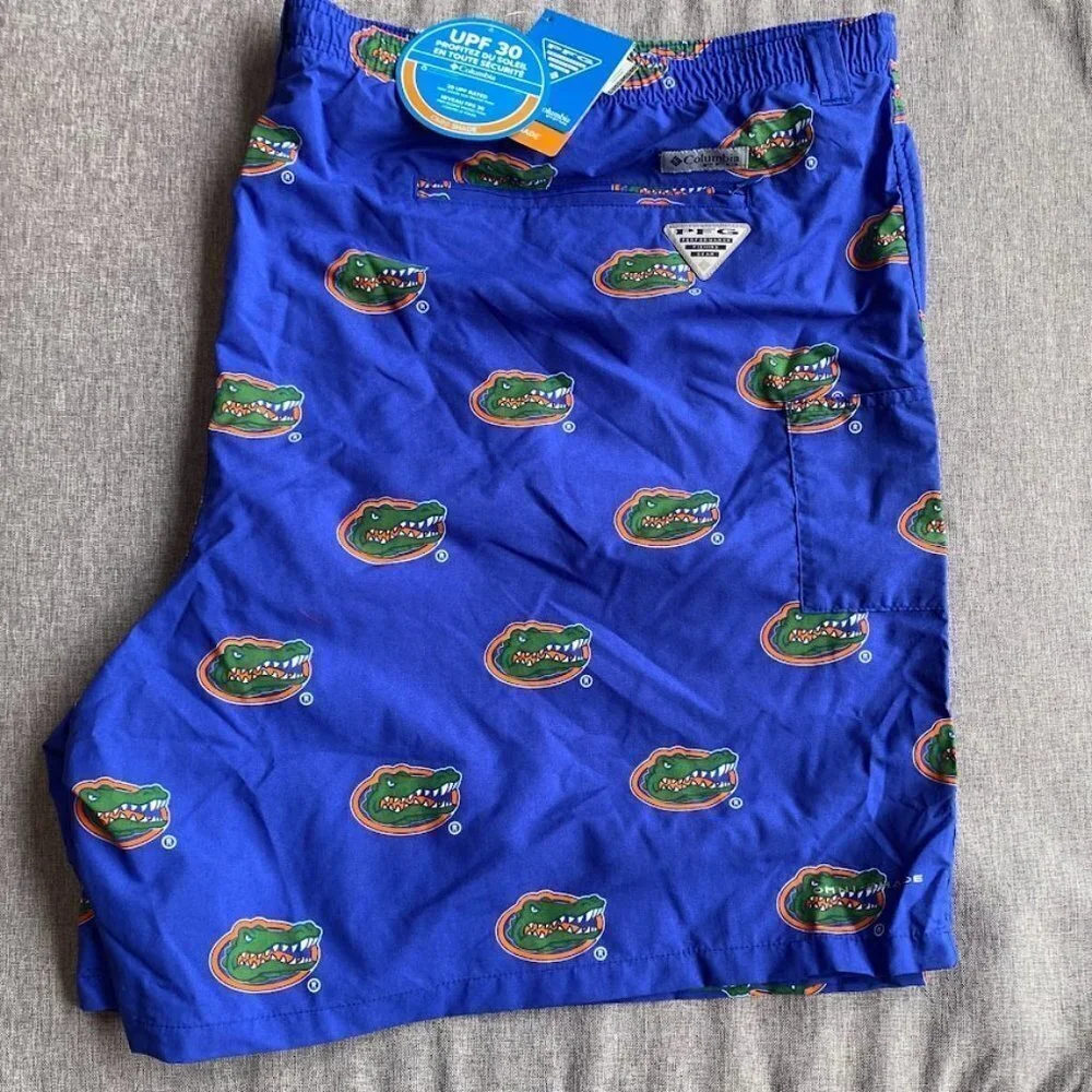 Florida Gators Columbia Men's CLG Backcast Ii Printed Short, 6X